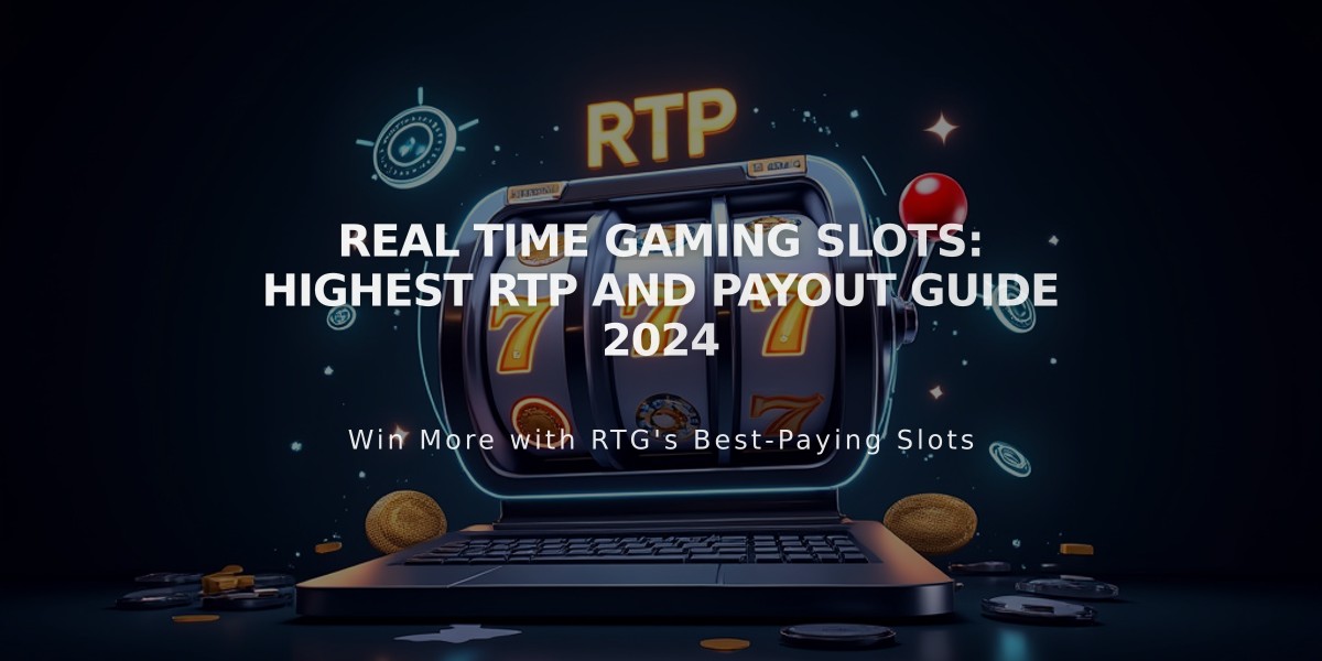 Real Time Gaming Slots: Highest RTP and Payout Guide 2024