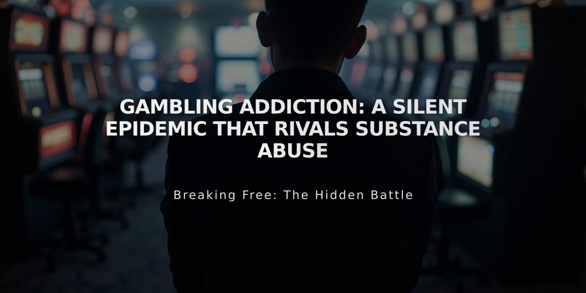 Gambling Addiction: A Silent Epidemic That Rivals Substance Abuse