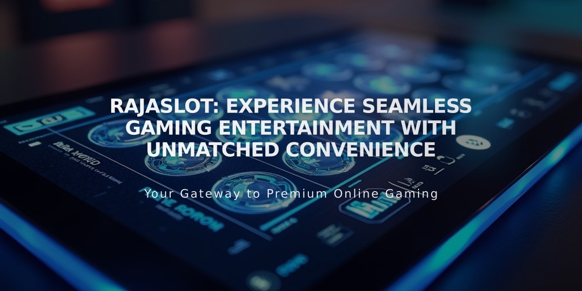 Rajaslot: Experience Seamless Gaming Entertainment with Unmatched Convenience