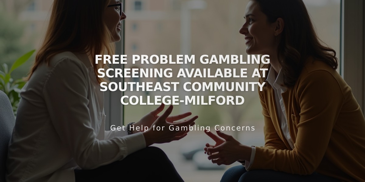 Free Problem Gambling Screening Available at Southeast Community College-Milford