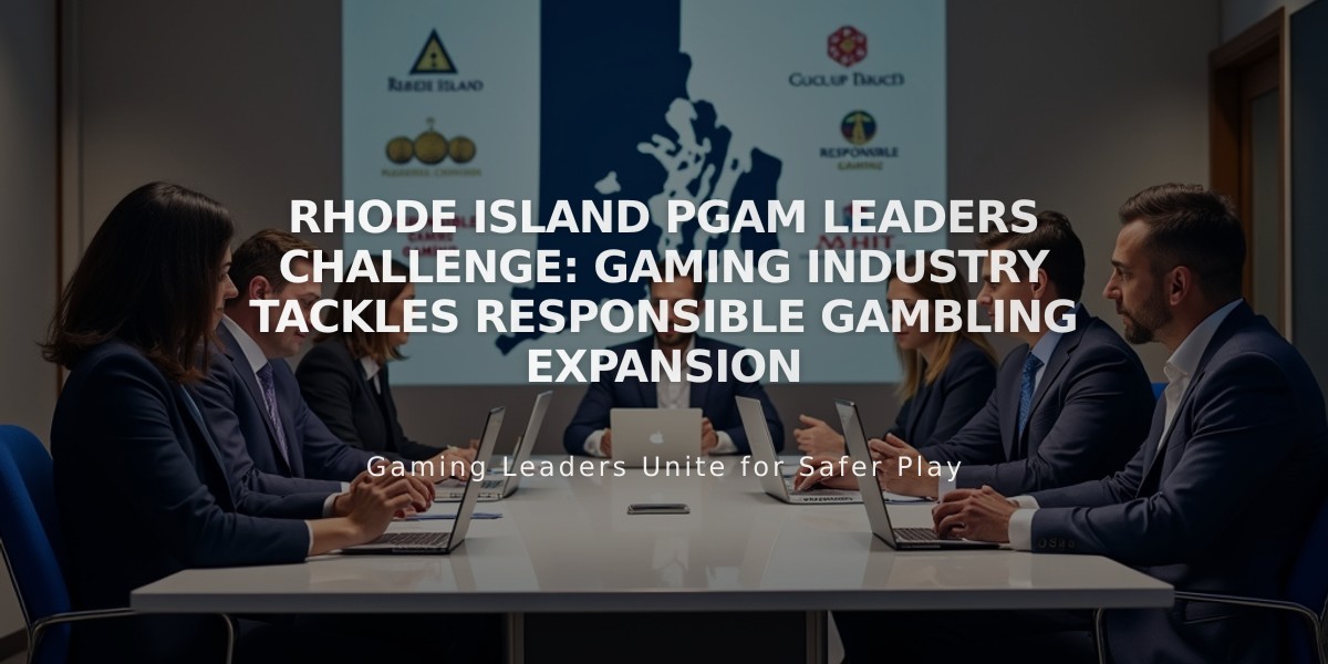 Rhode Island PGAM Leaders Challenge: Gaming Industry Tackles Responsible Gambling Expansion