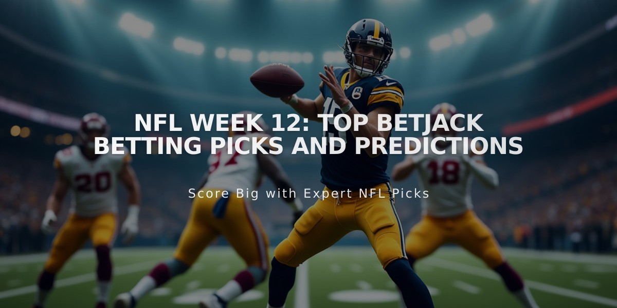 NFL Week 12: Top betJACK Betting Picks and Predictions