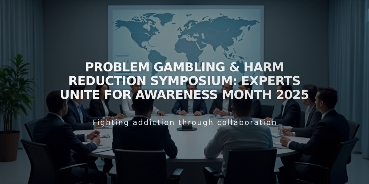 Problem Gambling & Harm Reduction Symposium: Experts Unite for Awareness Month 2025